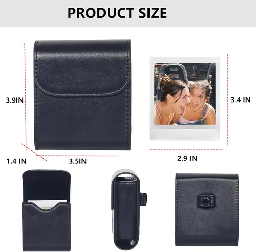 Miniatura 4 de Álbum de fotos cuadrado para cámara instantánea Fujifilm Instax Square SQ1 SQ40 SQ20 SQ10 SQ6 SP-3 película instantánea de 2.9 x 3.4 pulgadas, bolsa