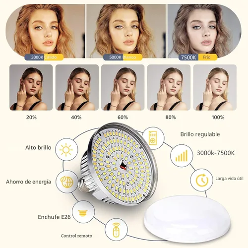 Miniatura 2 de Kit de Iluminación de Softbox para Fotografía Torjim, Kit de Iluminación de Softbox Profesional de 16' x 16' con Bombillas LED de 85W 3000-7500K
