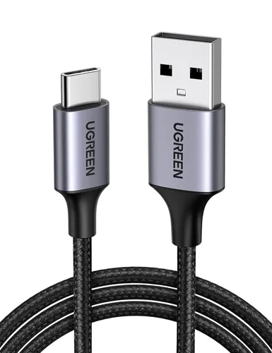 UGREEN Cable USB a USB C, cable Carplay de automóvil USB A a tipo C, cable USB C trenzado de carga rápida compatible con iPhone 16/16 Plus/16
