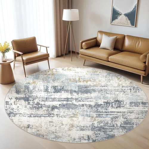 Miniatura 87 de Alfombra de pasillo lavable para cocina: 3 x 10 pies, antideslizante, abstracto, suave, moderno, resistente a las manchas, para interiores, piso