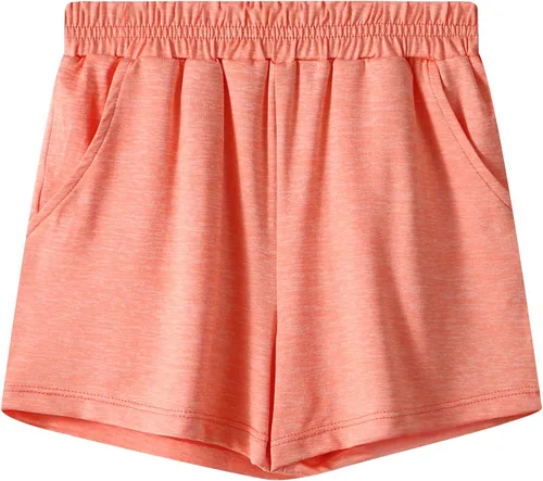 Miniatura 9 de BYONEME Pantalones cortos deportivos para niñas pequeñas y grandes, para entrenamiento, baloncesto, fútbol, deportes, para niñas adolescentes