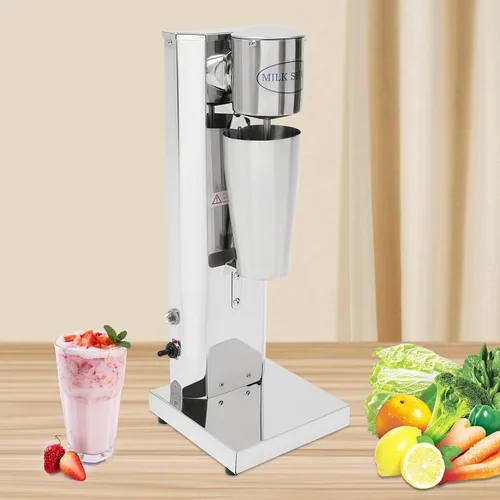 Miniatura 5 de Máquina eléctrica para hacer batidos, máquina comercial de batido de leche de acero inoxidable con 2 tazas de 22.0 fl oz/taza 110 V 180 W, mezclador