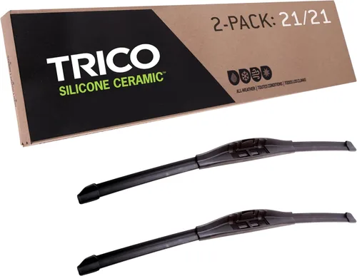 Miniatura 19 de TRICO - Juego de 2 limpiaparabrisas de repuesto, silicona con revestimiento de cerámica, para todo tipo de clima, lado del conductor y pasajero, 15