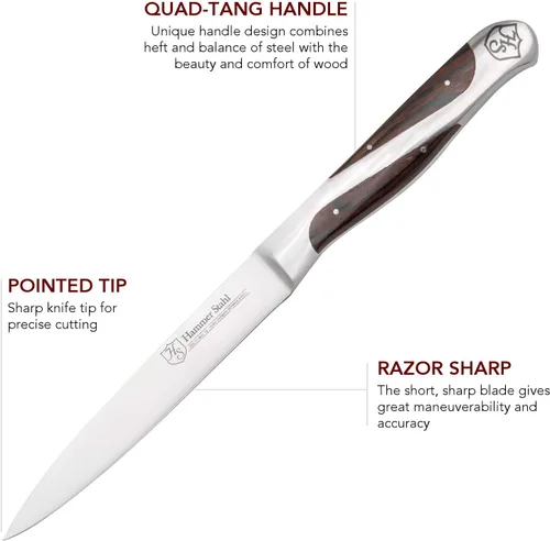 Miniatura 3 de Hammer Stahl Cuchillo utilitario de 4.5 pulgadas