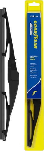 Miniatura 7 de Goodyear Limpiaparabrisas trasero integral de 11 pulgadas con marco de cáscara dura de polímero, escobilla de repuesto para limpiaparabrisas