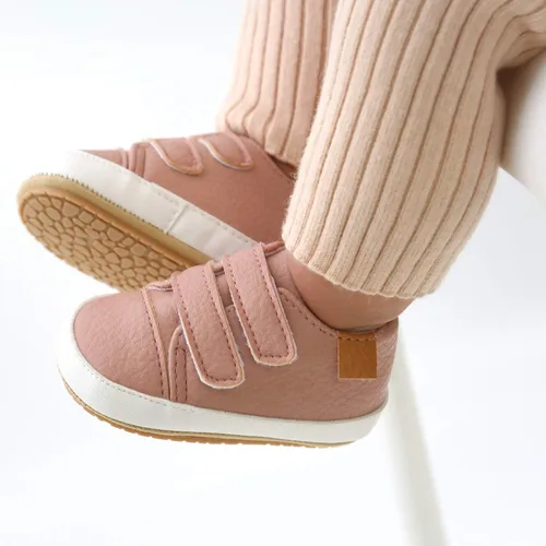 Miniatura 2 de SOFMUO Zapatos deportivos de piel sintética para bebés, niños y niñas, con suela de goma suave, mocasines Oxford para recién nacidos