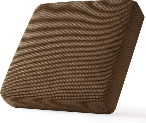 Miniatura 48 de CHUN YI - Funda elástica de cojín para sofá biplaza, funda de asiento de sofá con tela jacquard de elastano (mediana, color marfil blanco)
