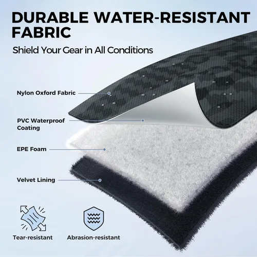 Miniatura 6 de KastKing BaitSpace Bolsa de gestión de línea, bolsa de almacenamiento de línea de pesca con nailon resistente al agua, ventana transparente, divisor