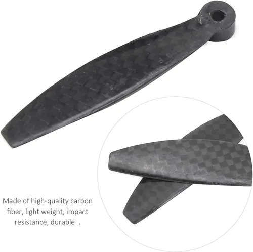 Miniatura 3 de Cuchilla de hélice para dron, hoja de hélice ligera de fibra de carbono compatible con mini 2 piezas de accesorios de repuesto para drones