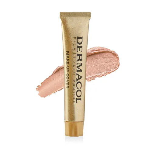 Miniatura 2 de Dermacol - Base de maquillaje líquida de cobertura total, base líquida mate con SPF 30, base resistente al agua para piel grasa, acné y bolsas 212