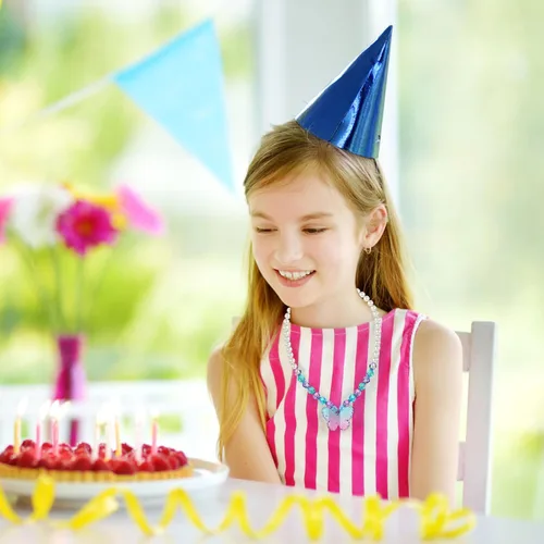 Miniatura 19 de Sumind 6 juegos de joyas para niñas pequeñas, collar de cuentas y pulsera para disfraz, joyas, regalos de princesa para fiestas (estilo mágico)