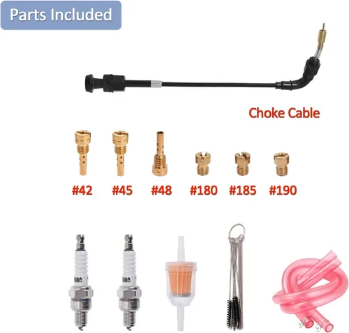 Miniatura 6 de Carburador y cable de estrangulador para HD Sportster 883 1200 XL883 XL1200 Super Glide Softail Touring CV40 Carb 27421-99, 27490-04