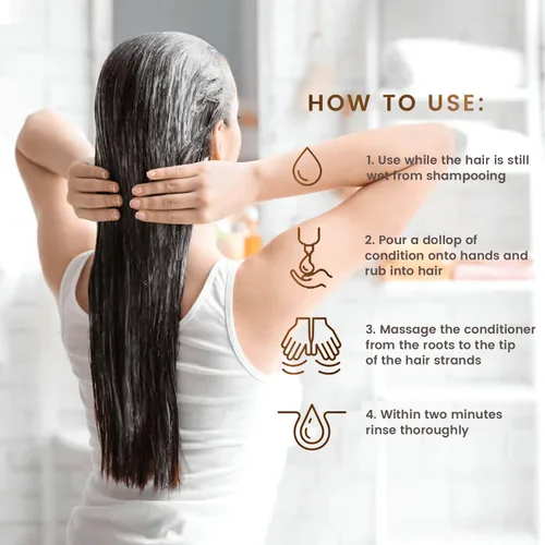 Miniatura 2 de MGA - Acondicionador vegano para el cabello, fórmula orgánica con árbol de té para un cabello saludable, producto para el cuidado del cabello