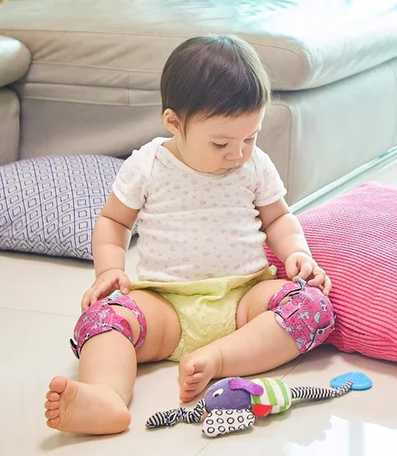 Miniatura 8 de Rodilleras para gatear cómodas unisex para niños pequeños y bebés que gatean 2 pares