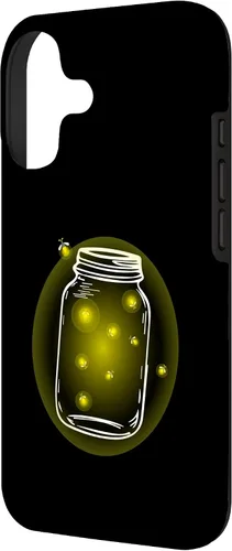 Miniatura 2 de Adorable Mason Jar Fireflies Lightning Bugs Beetle Fly Case for iPhone 17