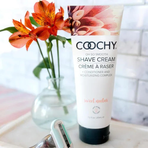 Miniatura 3 de Coochy Crema de afeitar íntima Acondicionador de afeitado e hidratante para rostro y cuerpo Ideal para el cuidado de la piel sensible