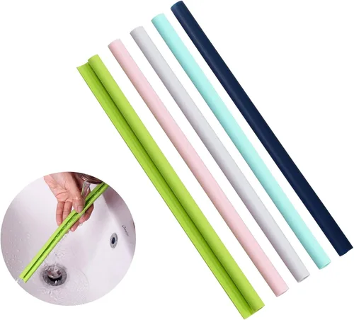 Pajitas de silicona reutilizables, se abren y lavables, fáciles de limpiar, popotes rectos para batidos, 5 unidades, sin BPA, ecológicos,