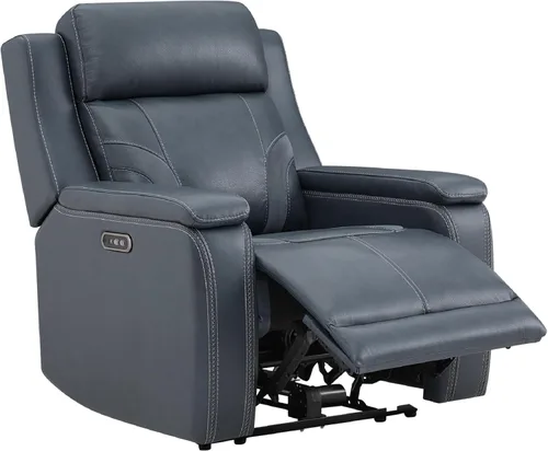 Miniatura 12 de Watson & Whitely Sillón Reclinable Extragrande que se Recuesta Completamente para Personas Grandes y Altas, Sillas Reclinables Eléctricas de Cuero