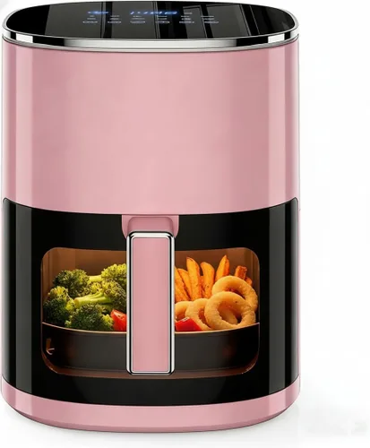 Miniatura 11 de HealSmart Horno freidora de aire 12 en 1, horno de convección digital de 6.34 cuartos de galón con ventana visible y 1700 W, freír al aire, asar