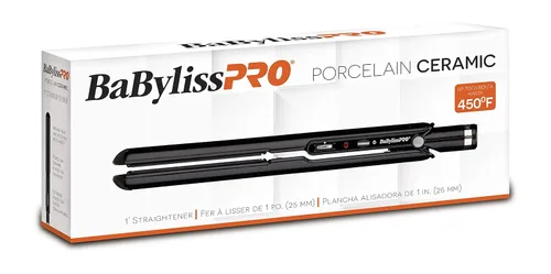 Miniatura 2 de BaBylissPRO Porcelain Flat Iron Hair Straightener, Hair Straightener Iron for Professional Salon Results and All Hair Types
