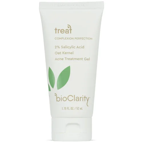 Miniatura 5 de bioClarity Gel de tratamiento para el acné 2% ácido salicílico + núcleo de avena hidratante 100% vegano, ingredientes limpios 1 onza líquida