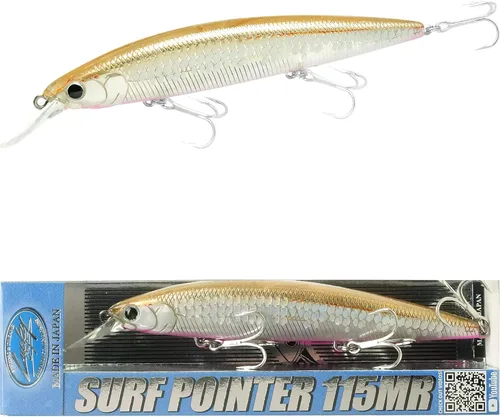 Miniatura 10 de LUCKY CRAFT Puntero de surf 115MR, Señuelos de pesca de surf de agua salada, Fletán, Perca de surf, Lubina blanca del mar, Lubina rayada, 714