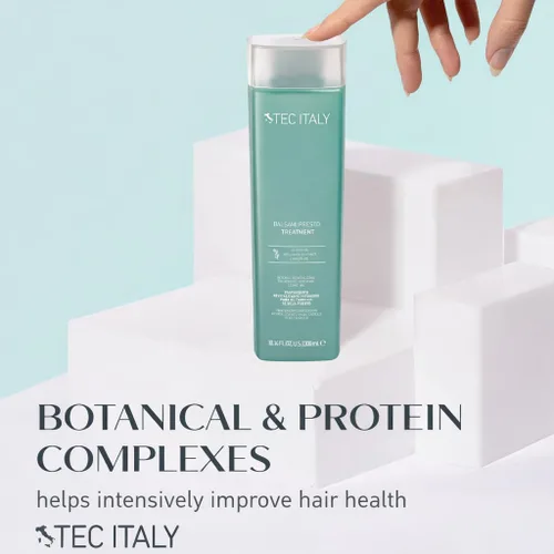 Miniatura 5 de Tec Italy Tratamiento Balsami Presto para todo tipo de cabello, fórmula hidratante que añade brillo, mejora la manejabilidad, control