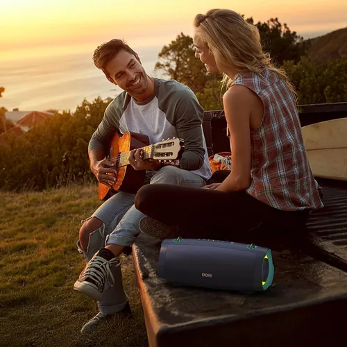 Miniatura 8 de DOSS Extreme Boom Pro D100, altavoz Bluetooth de 70 W con graves profundos, IPX6 impermeable, batería de 10400 mAh 24H, banco de energía integrado