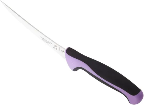 Miniatura 3 de Mercer Culinary Millennia - Cuchillo de deshuesado curvo con mango de color, 6 pulgadas, color morado