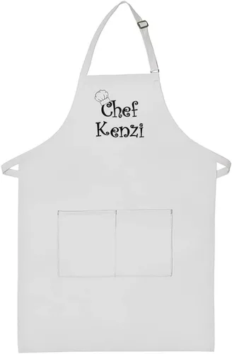 Hecho en los EE. UU. Delantal Premium Bordado Personalizado para Adultos para Hombres Mujeres Día del Padre Día de la Madre Cocina Barbacoa Parrilla