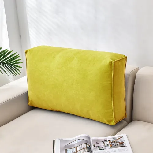 Miniatura 10 de Almohadas de cabecero, almohada de lectura gris, almohada para cabecero, respaldo de cama, cojín de espalda, cojín de posicionamiento de cintura