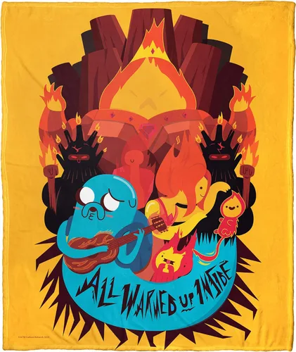 Miniatura 28 de Northwest Adventure Time - Manta de seda táctil, 50 x 60 pulgadas, Adventure Comic