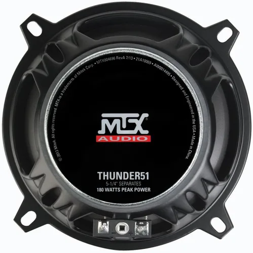 Miniatura 4 de MTX Par THUNDER51 5,25 "360w Altavoces Componentes de Audio para Coche/Multi-Mount Tweeters