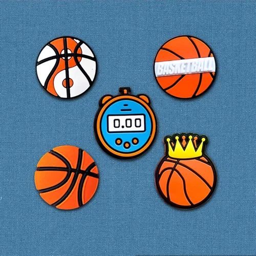Miniatura 2 de Dijes deportivos para zapatos de pelota para croc zueco diferentes sandalias a juego, pulseras y pulseras, dijes para zapatos de béisbol