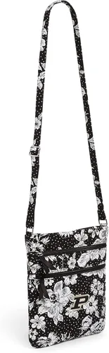 Miniatura 4 de Vera Bradley Cotton Collegiate Triple Zip Hipster Crossbody Purse (Multiple Teams Available)