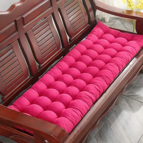 Miniatura 15 de Cojín para tumbona gruesa para silla de patio, cojín de asiento portátil, colchón, reclinable, almohadilla para sofá, banco, tatami (solo cojín) A