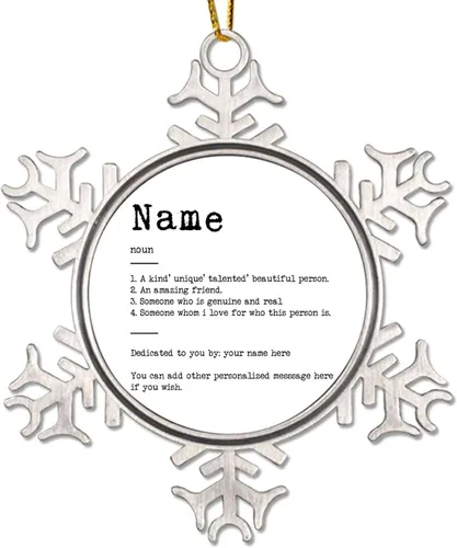 Miniatura 15 de Definición de sustantivo coño adorno colgante para árbol de Navidad, definición de coño, copo de nieve, adorno de árbol de Navidad, recuerdo