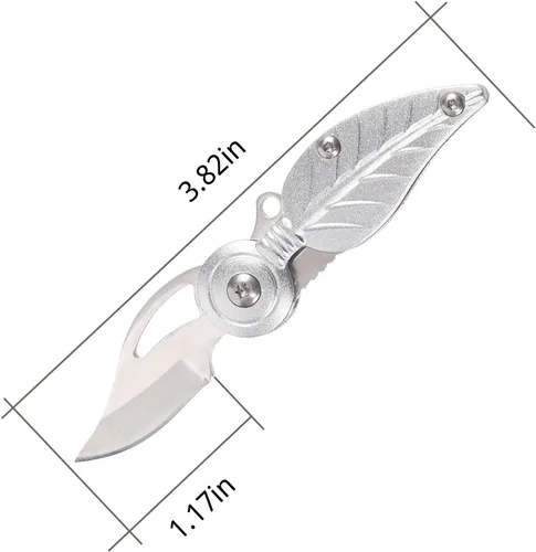 Miniatura 2 de Cuchillo de Bolsillo para Mujer, Cuchillo de Bolsillo Pequeño con Cadena, Cuchillos Geniales, Gadgets Geniales, Cuchillo EDC, Cuchillo de Bolsillo