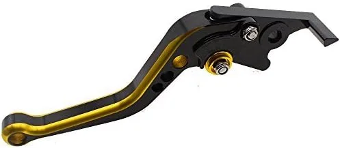 Miniatura 6 de FXCNC Racing Short Billet - Palanca de embrague de freno ajustable para motocicleta de doble color, compatible con YZF R3 R25 2013-2020, MT-03 MT-25