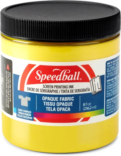 Miniatura 8 de Speedball 004802 Tinta de impresión de pantalla de tela opaca, 8 fl. oz., topacio azul