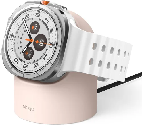 Miniatura 8 de elago GW2 Soporte de Carga Compatible con Samsung Galaxy Watch 8/8 Classic, 7/Ultra, 6/6 Classic, 5/5 Pro (40, 43, 44, 45, 47mm)