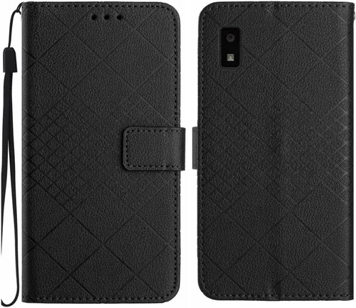 Funda compatible con smartphone Aquos Wish1, compatible con teléfono inteligente Aquos Wish2 5G Kickstand Flip Card Slots PU Leather Phone Cover