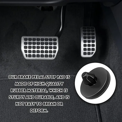 Miniatura 3 de 4 almohadillas de freno para pedal de interruptor de freno, tapón de pedal de embrague de automóvil, tapón de interruptor de luz de freno de goma