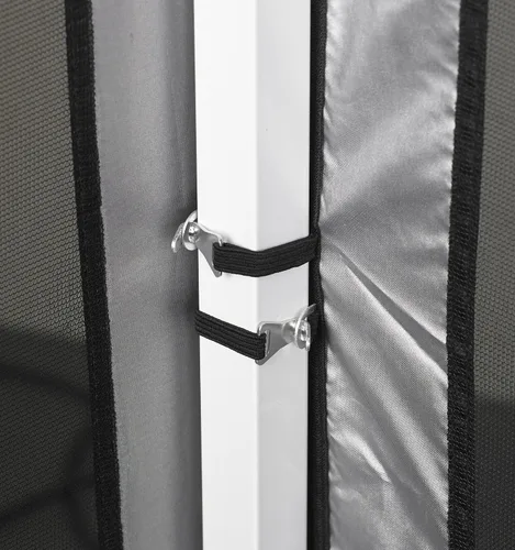 Miniatura 9 de E-Z UP Kit de pared lateral para cabina de comida, juego de 4, se adapta a toldo de pierna recta de 10 x 10 pies (toldo/refugio no incluido)