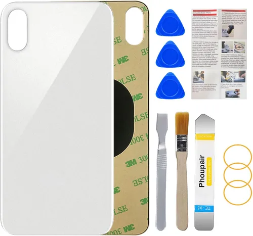 Miniatura 24 de Reemplazo de cristal trasero OEM compatible con iPhone 15 de 6.1 pulgadas con marco de cámara y lente de cámara + kit de herramientas de reparación