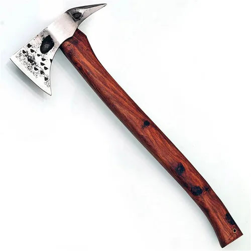 Armory Replicas™ Herramienta de pico de hacha de bombero, acero al carbono forjado a mano, funcional, demolición de campamento, hacha al aire libre
