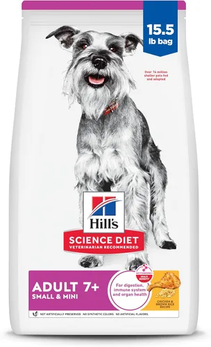Alimentos secos para perros de raza pequeña y mini, de Hill’s Science Diet, Adultos 7+