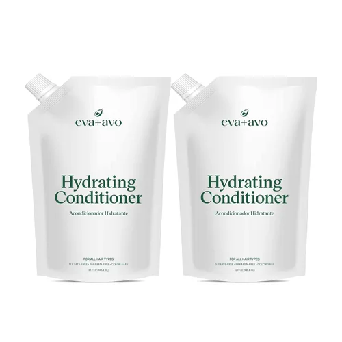 Miniatura 16 de EVA + AVO Kit de viaje de champú y acondicionador de aguacate, 2 onzas líquidas, limpieza suave sin sulfatos para cuero cabelludo seco, cabello