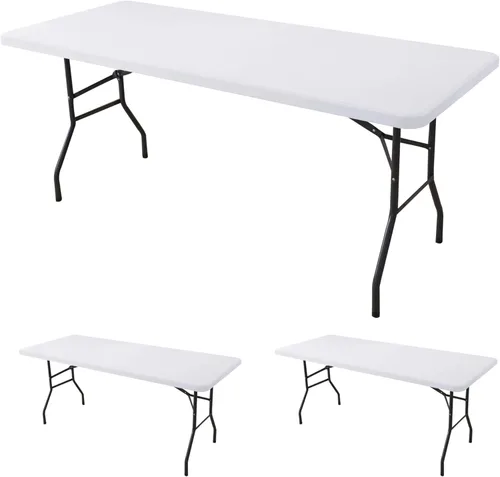 Miniatura 37 de Mantel de elastano para mesas rectangulares de 6 pies, paquete de 4 unidades, color azul aguamarina, para picnic al aire libre, manteles elásticos