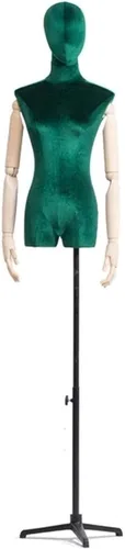 Soporte de exhibición de maniquí, modista femenina, maniquíes, muestra la altura del pecho, base de trípode ajustable para disfraz, joyería